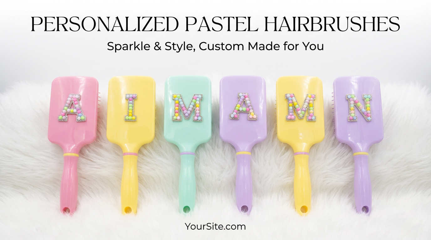 Personalized Hairbrushes & Decorated Combs